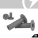 GRIPS 12e/16e 19mm - GRAY GRIPS 12e/16e 19mm - GRAY